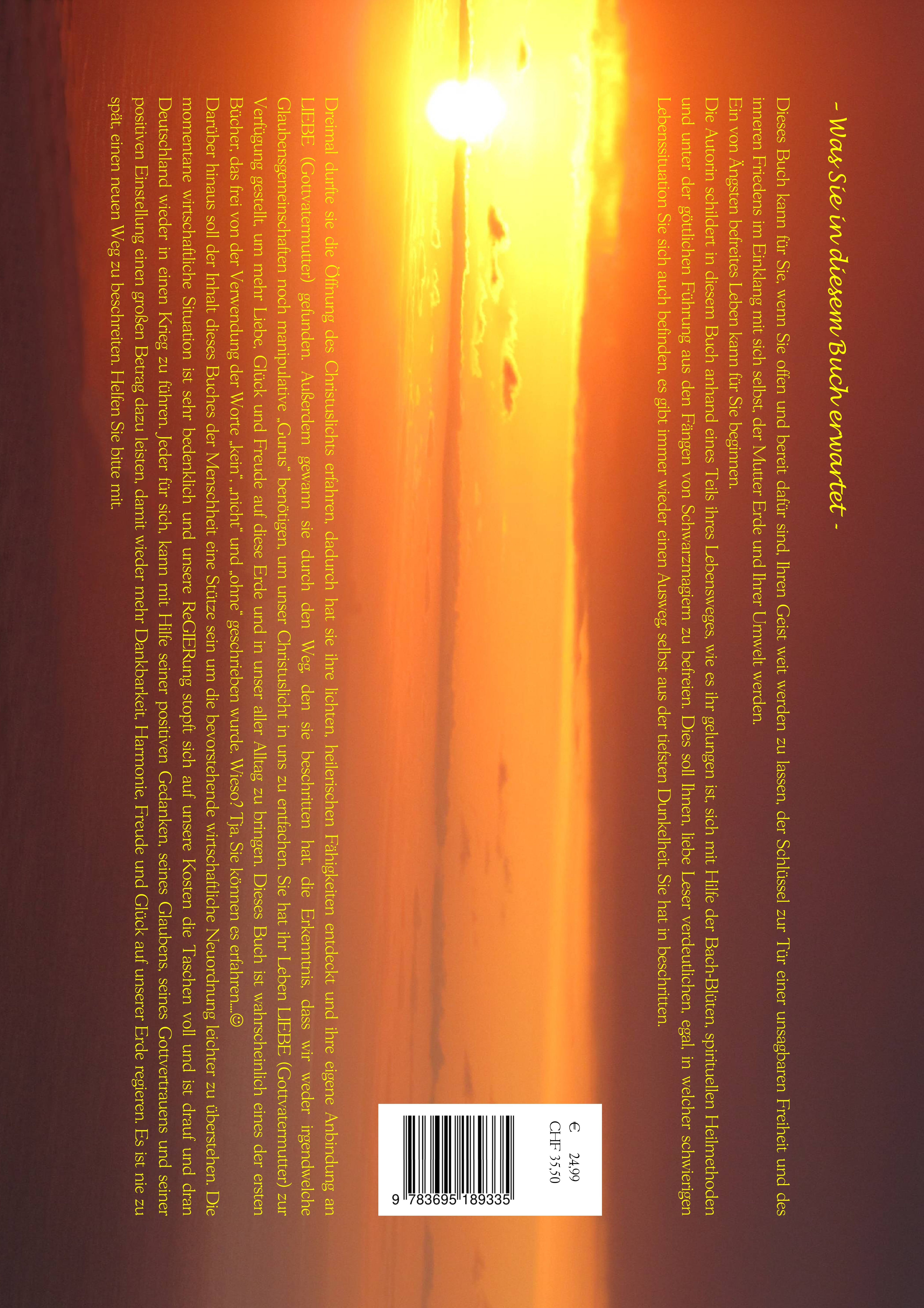 Wunderschöner roter Sonnenuntergang mit gelber Sonne